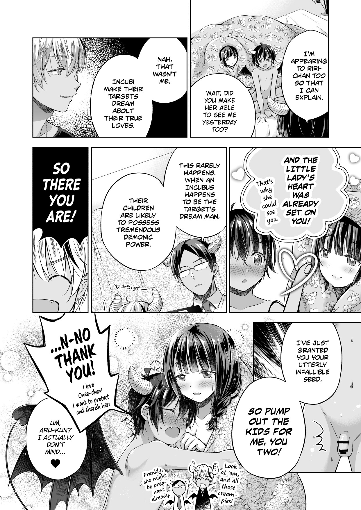 Hentai Manga Comic-A Reincarnated Incubus Wants to Impregnate the Girl Next Door-Read-35